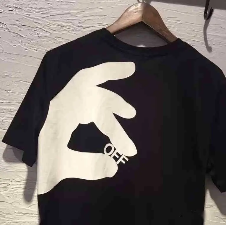 Off Moške majice s kratkimi rokavi Offs White Irregular Arrow poletna prstna ohlapna majica s kratkimi rokavi za prosti čas za moške in ženske s potiskom_voghion.com