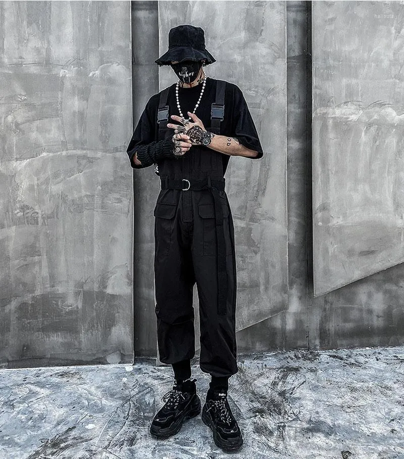 High Waist Mens And Black Overall Jumpsuit For Streetwear, Punk, Y2K, Hip  Hop, And Youth Rompers And Coverall Trousers For Lovers From Halibuta,  $55.54