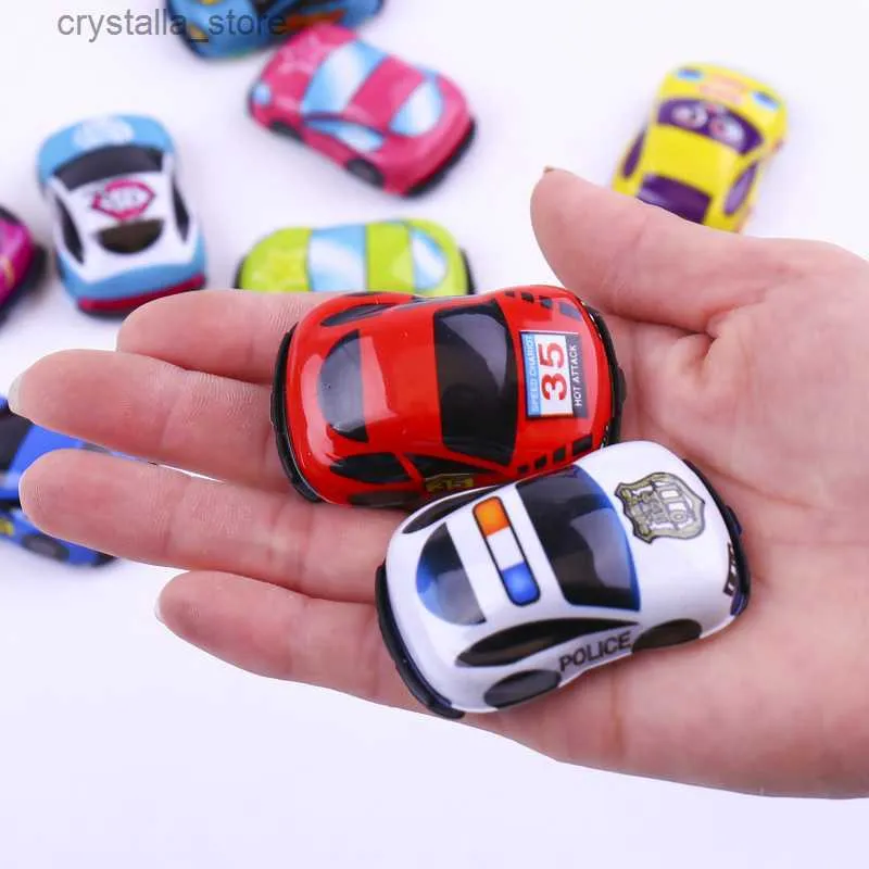 5 pçs/lote puxar para trás brinquedos de carro carros de corrida bebê mini desenho animado pequeno ônibus caminhão avião de ar colorido brinquedos infantis para crianças meninos presentes l230518