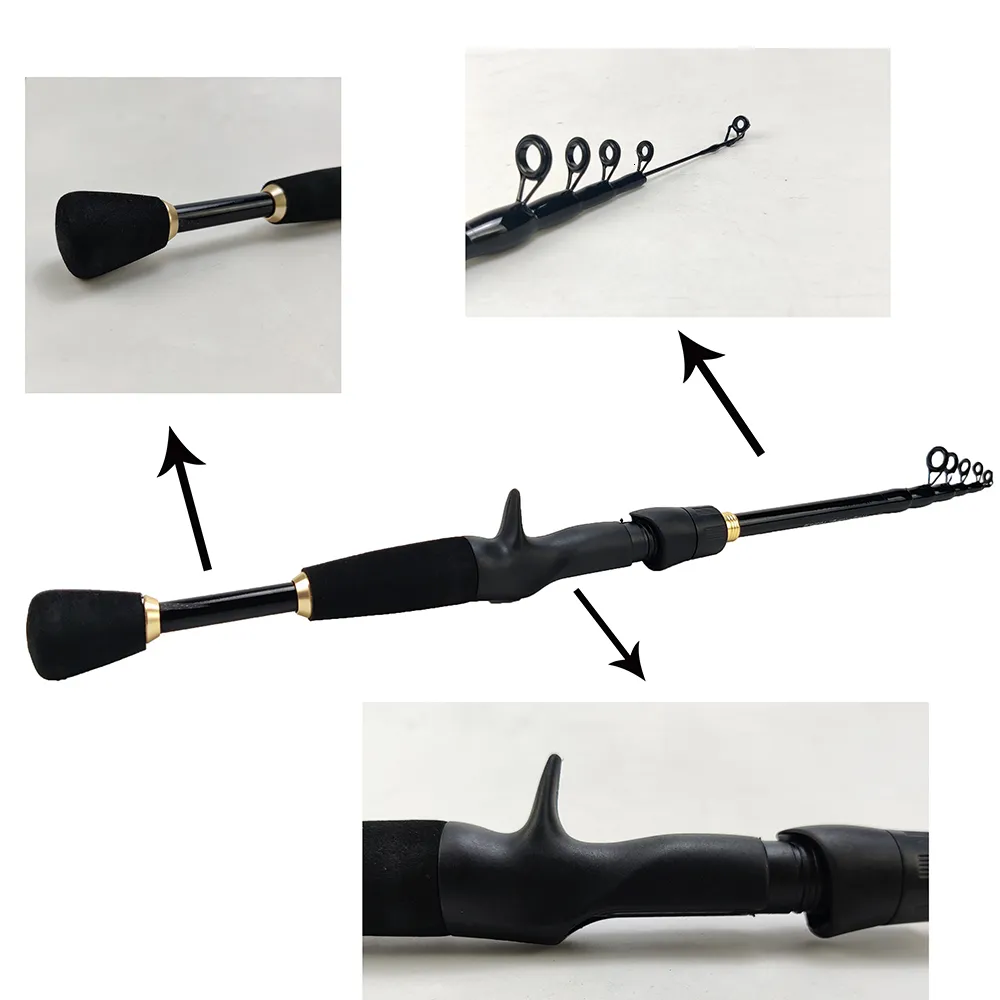ZURYP Portable Travel Fishing Combo Catfish Rod Combo With Bag, 1.8 2.4M  Casting Rod, Spinning Fishing Set, And Reels 230619 From Wai05, $27.48