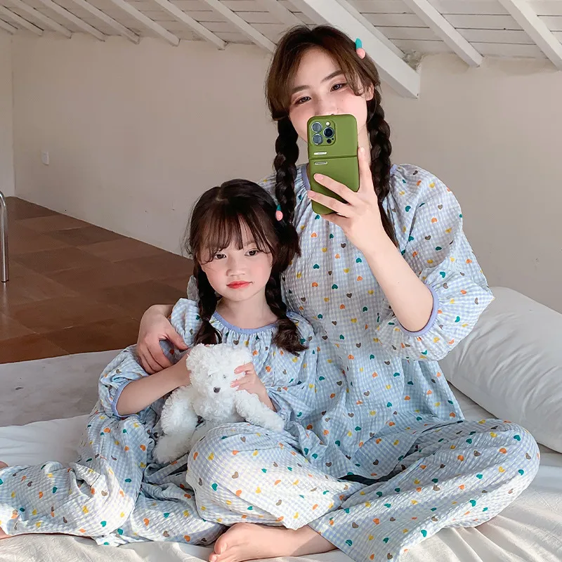 Mom And Son Pajama Set For Sleeping And Comfort Perfect For Parent Child Matching Mother Daughter Matching Outfits From Fan07 16.48 DHgate.Com