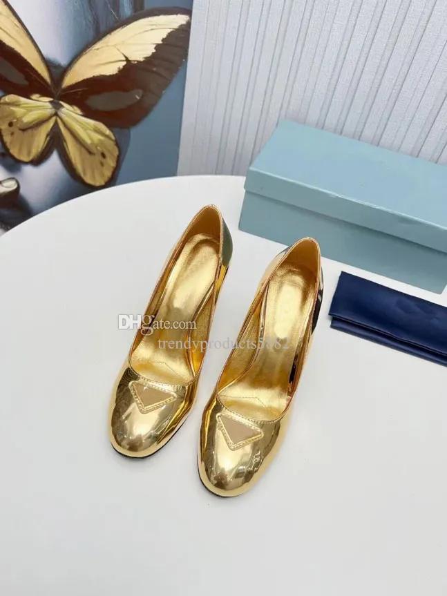 Designer women's formal shoes, professional attire, matching slippers, genuine leather, low heeled slippers, dazzling flower platform slippers 35-41