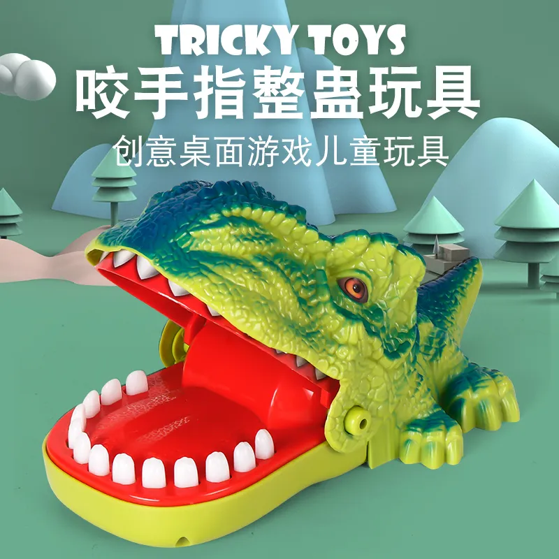 Dentista do dinossauro - Jogos de tabuleiro de dinossauros para crianças - Dino Teeth Toys Game Para Crianças Design Na Forma De Uma Boca De Dinossauro, Mantenha As Crianças Entretidas Fashionteyy