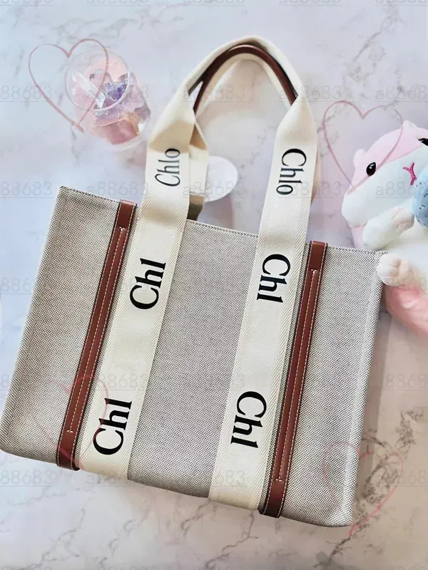 Designer beach bags woman tote handbags weave shopping purses Medium size women luxury bags fashion Canvas Totes Designers Handbag dhgate bags