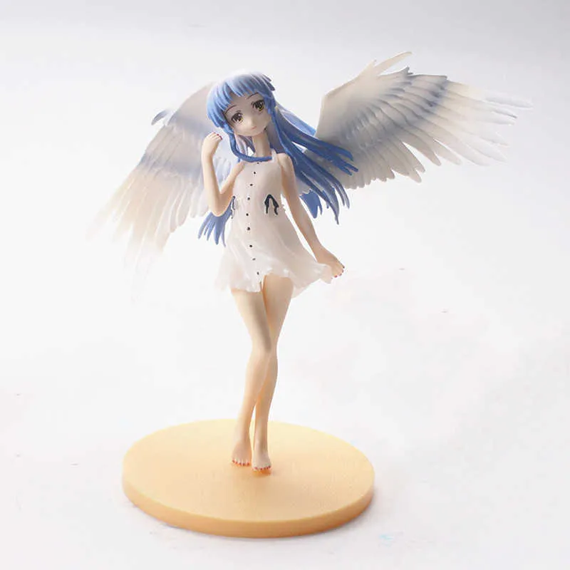 Actiespeelgoedfiguren Anime gevleugelde engel meisjefiguren speelgoed verzamelmodel speelgoed pop verjaardagscadeau voor vriend of kind kerstcadeau