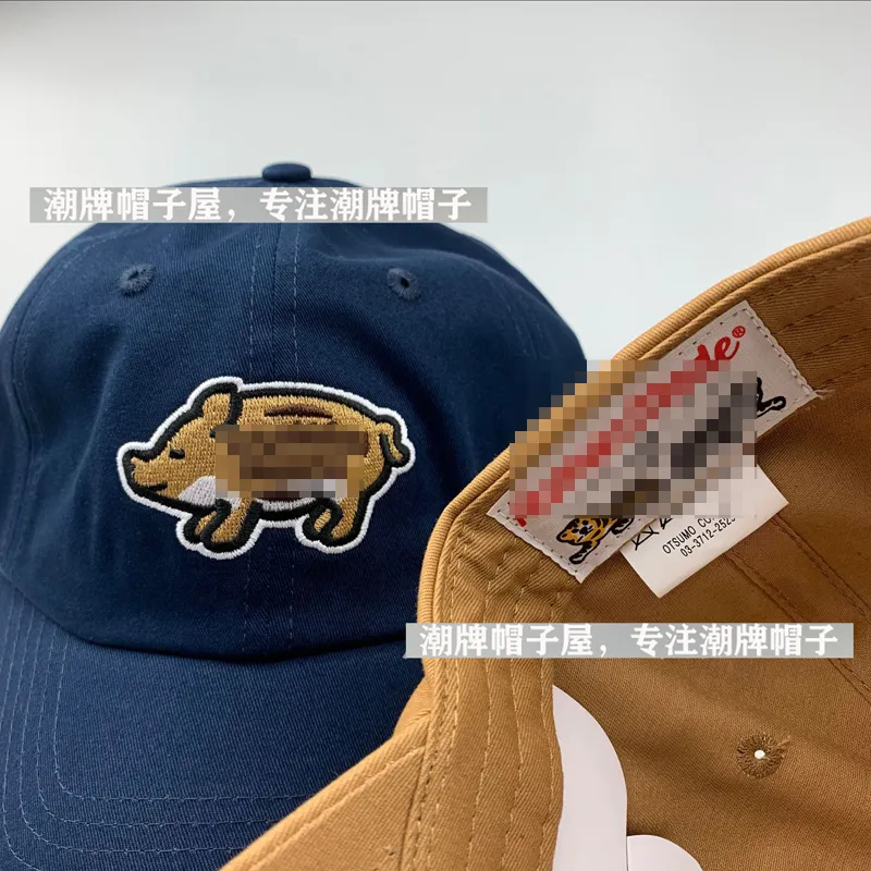 Człowiek Made Baseball Caps niedźwiedź niedźwiedź karento kreskówkowe haftowane haft hopowy