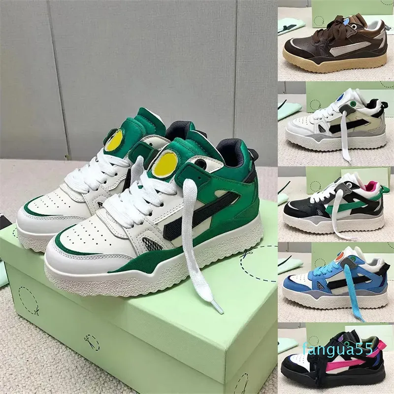 2023-Excellent New Mid Top Low Designer Sneakers Virgil Mens Designers Shoes Fashion Luxury Model Women Casual Shoes Trainers