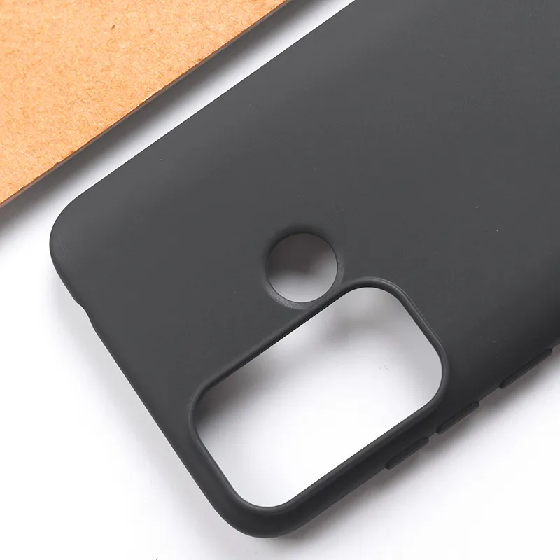 Shockproof Black Silicone Matte TPU Redmi 5g Phone Case For ZTE