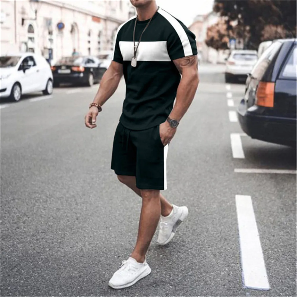 Survêtements pour hommes 3D T-shirt pour hommes Ensemble Sportswear Vêtements surdimensionnés pour hommes T-shirt Shorts Costume T-shirt pour hommes Costume Summer Beach 230620