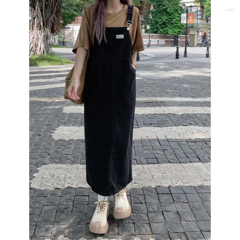 Adjustable Denim Overalls With Womens Trousers With Suspenders And Slit  Detail Perfect For Casual Spring And Summer Fashion From Covde, $25.65