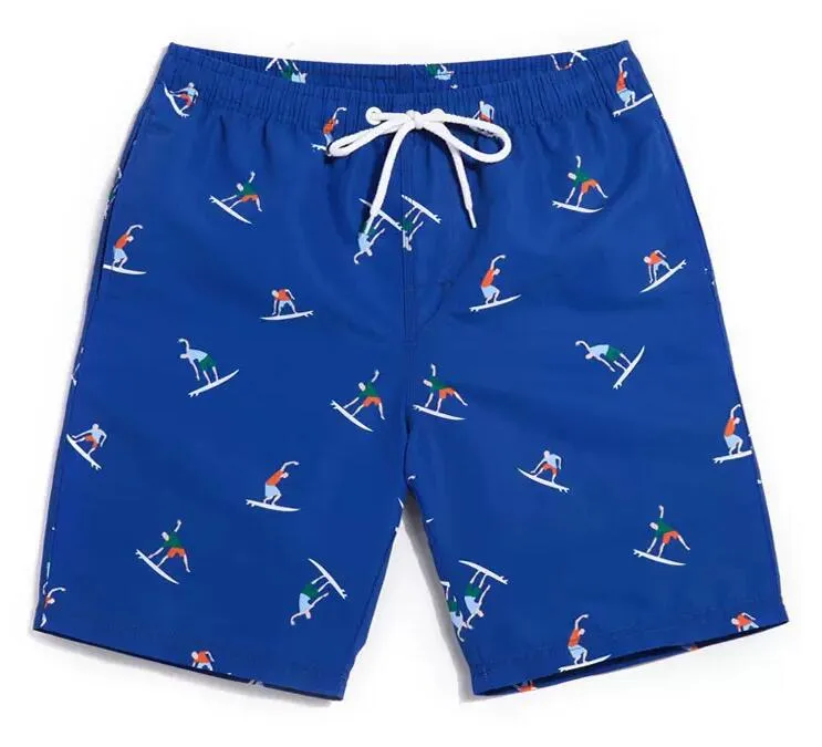 Hommes Summer Slim rapide sèche 3D Impression décontractée Shorts respirants Pantalons de plage designer
