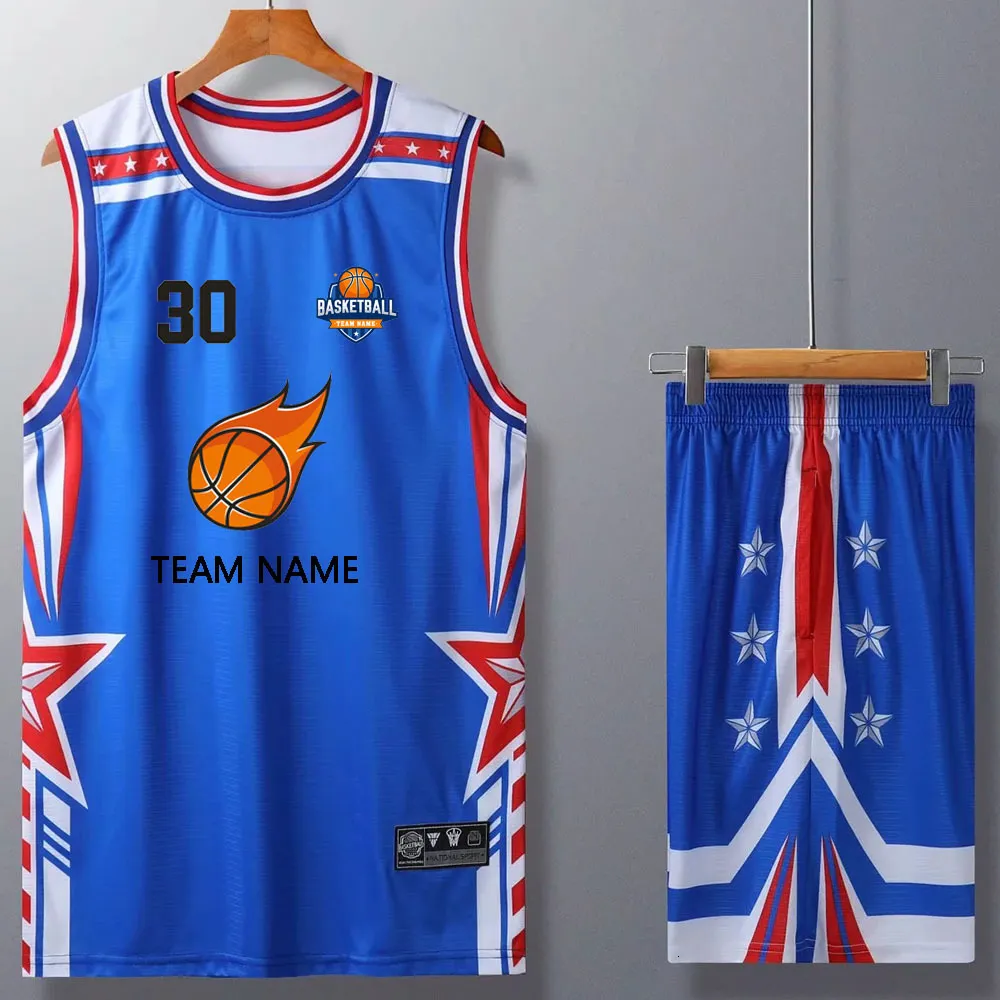 Conjuntos de roupas Conjuntos de camisa de basquete para homens, crianças, uniformes de basquete, roupas esportivas, roupas de secagem rápida, roupas esportivas universitárias, camisas de basquete 230620