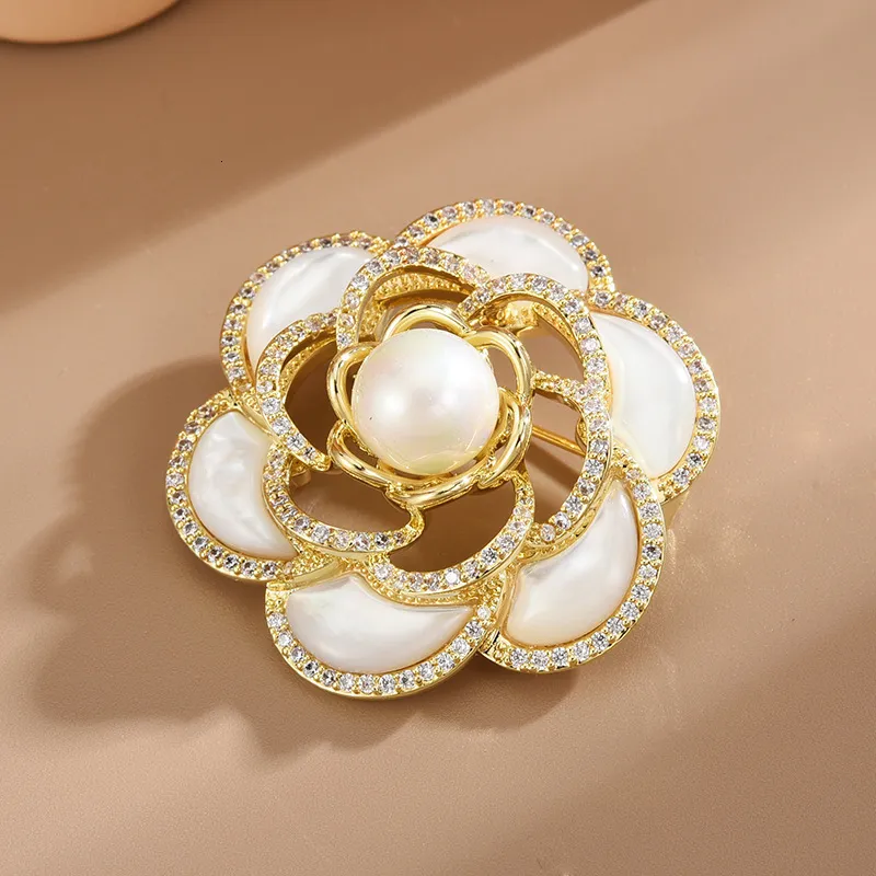 broches para ropa mujer Broches Broche Pin Elegante Perla Broche