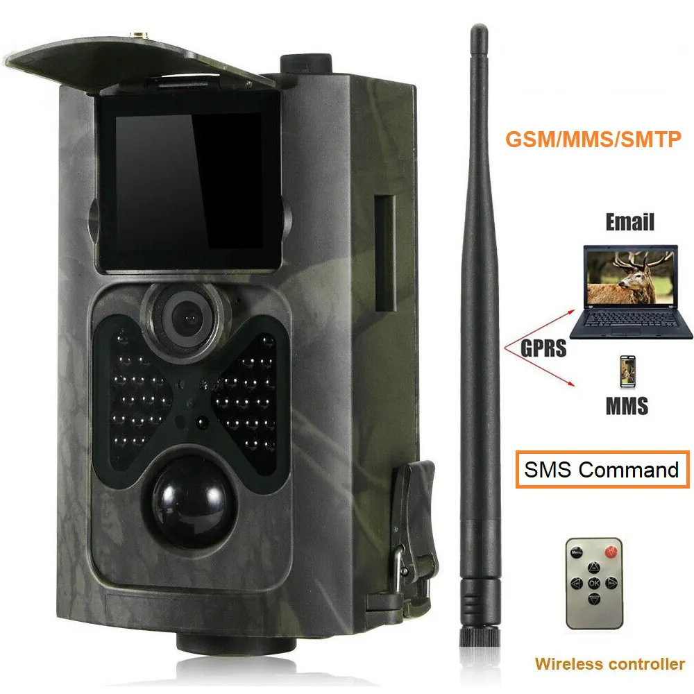 كاميرات الصيد 2G SMS P Trail Camera PO Traps Cellular Mobile Wildlife HC550M CAMS CAMS 230620