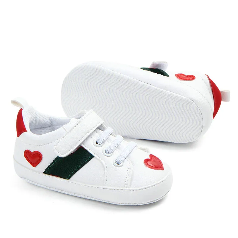 Baby shoes Newborn Baby Girls Boys Soft Sole Shoe Anti Slip Pu leather Sneakers sole Prewalkers 0-18M