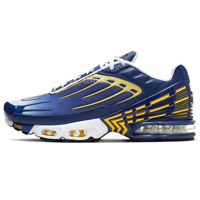 2023 TN Plus 3 Trened Men Sports Sports Laser Blue White