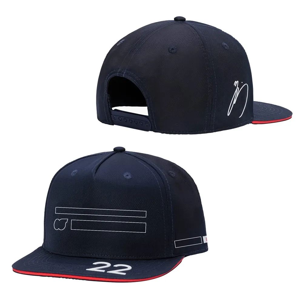 2023 NY F1 DRIVER RACING CAP Formel 1 Team Fashion Curved-Brimmed Baseball Cap Summer Casual sports Sunhat Men's broderade mössa