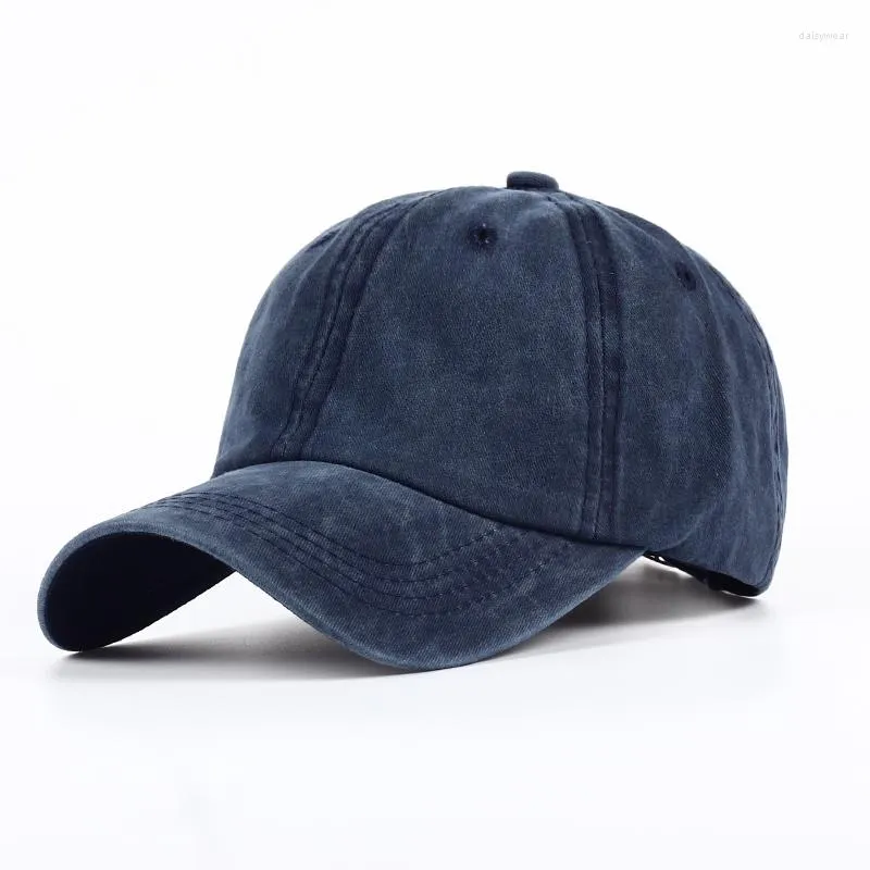 Ball Caps Fashion Hat For Man Washed Soft Cotton Cap Tinta unita Unisex Baseball Dad Woman Invia agli amici