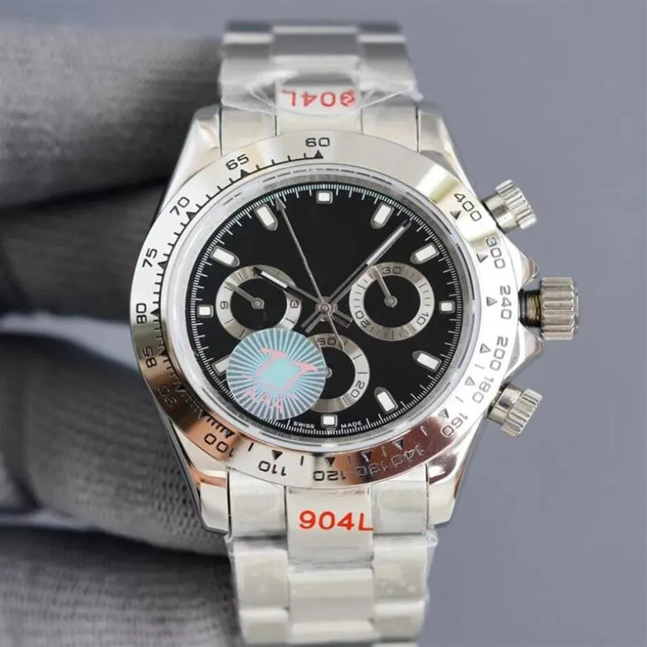 究極のツール腕時計メンズホイアー自動機械時計ステンレス鋼のクロノグラフの男性腕時計サファイアダイヤルwind261d