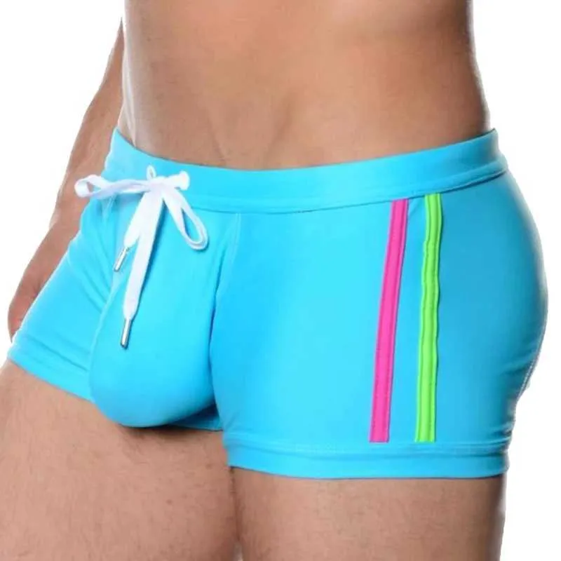 Herren-Badebekleidung Neueste Herren-Badebekleidung, schnell trocknend, Surf-Shorts, männlich, sexy Badehose, Mann, große Ausbuchtung, Badeanzug, Nylon-Bikini-Badeanzug, M-XXLHKD230621