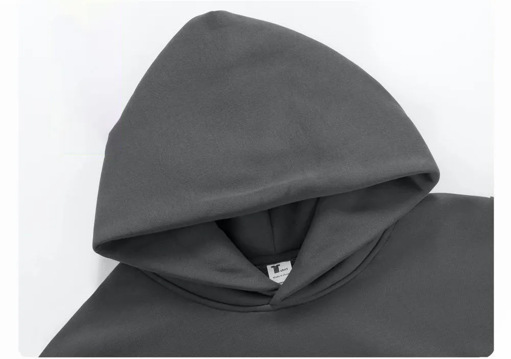 Heavy Weight Plain Oversized Hoodie Autumn/Winter Casual Heavy Weight Plain Oversized Hoodie Autumn/Winter Casual