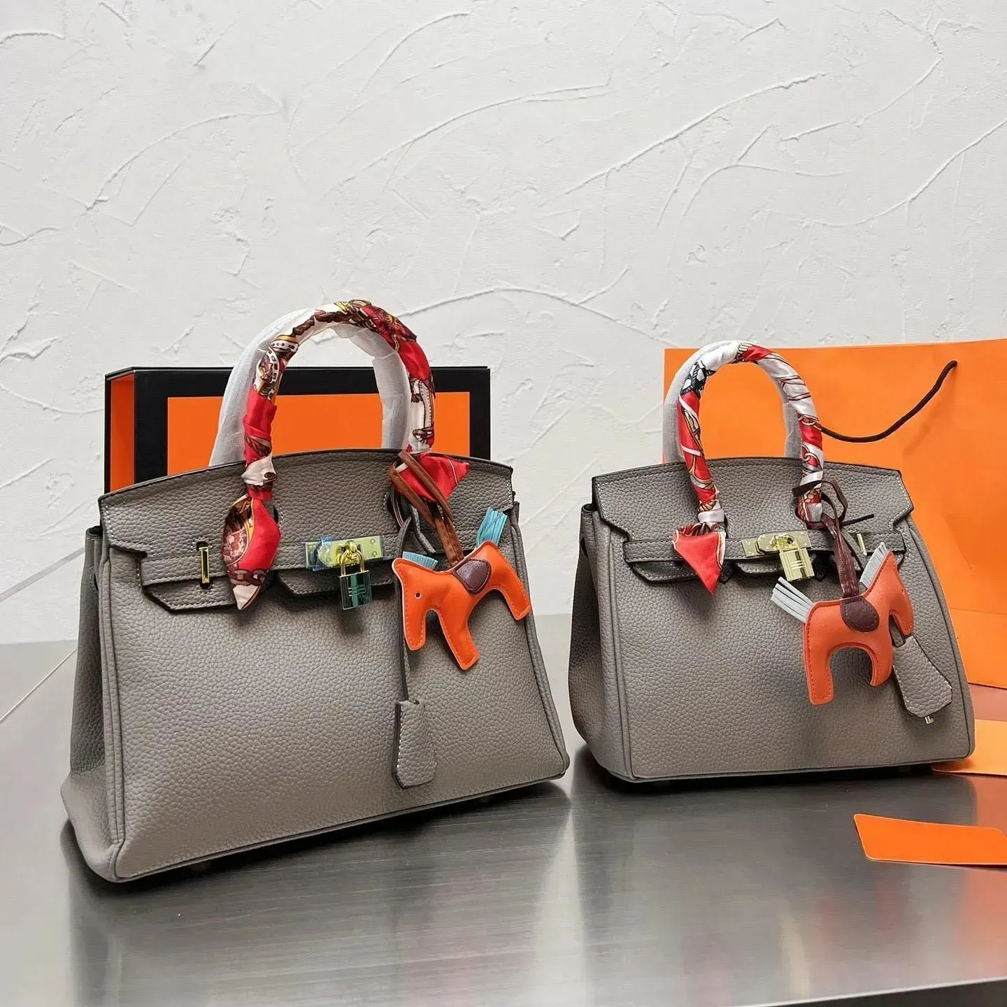 Designer Tote Bag Handbags Bags Shoulders tote bag New Litchi Pattern Leather Women Handbag Outgoing Large Capacity Casual Crossbody Bag
