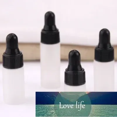 50pcs/partia 1 ml 2 ml 3 ml 5 ml przezroczystą szklaną butelkę z mini mini szklana butelka olejku eterycznego z fioletami węża proste