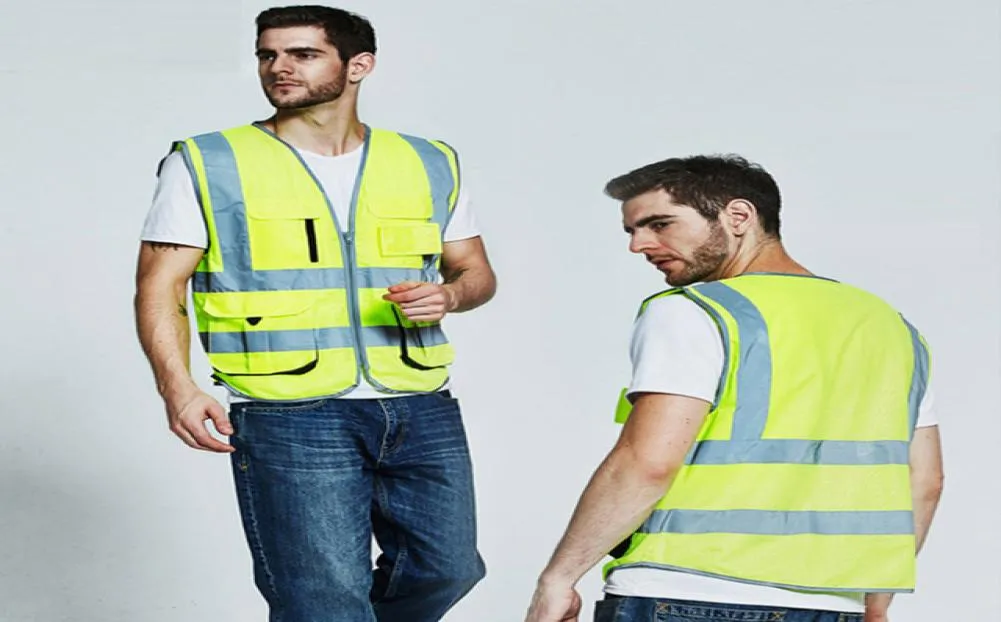 Reflective Vest Outdoor Riding Safety Sanitation Workers Clothing ...