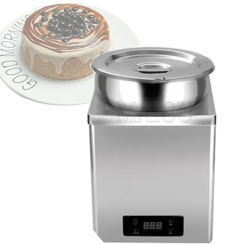Parelwarmer Tapiocamachine Boba Isolatiepot 7L voor melktheewinkel RVS Voedselverwarmer Parelkoker