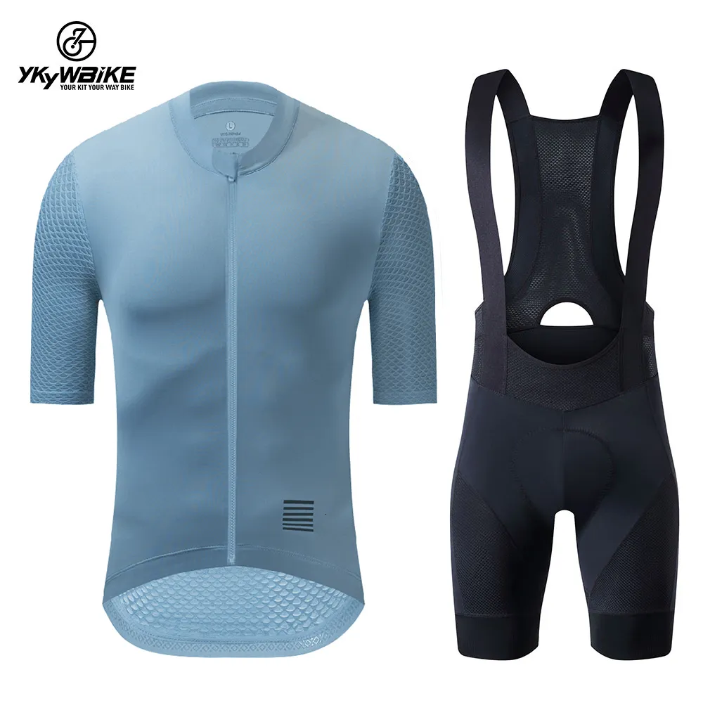 Ciclismo Jersey conjuntos YKYWBIKE conjunto clásico MTB Bib Shorts Kit reflectante personalizado bicicleta ropa bicicleta ropa Maillot 230620