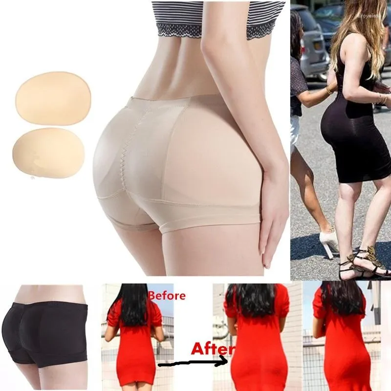 Shapers voor dames Grote maten Boxers Pocket Panty Vrouwen Body Shaperwear Lage taille Heuplift Gewatteerd ondergoed Kunstmatige bil omhoog Cotrol Slipje