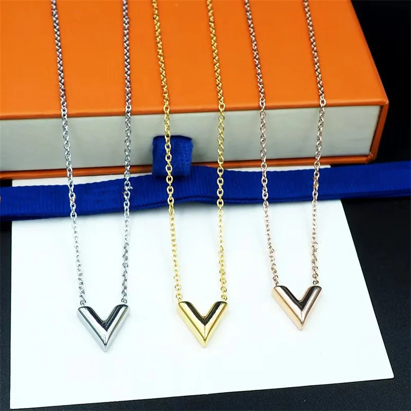 meilleur ami collier bijoux en or wamen bijoux de luxe alliage lettre collier femmes chaîne en or rose cadeau de Noël designer collier ras du cou en argent sterling