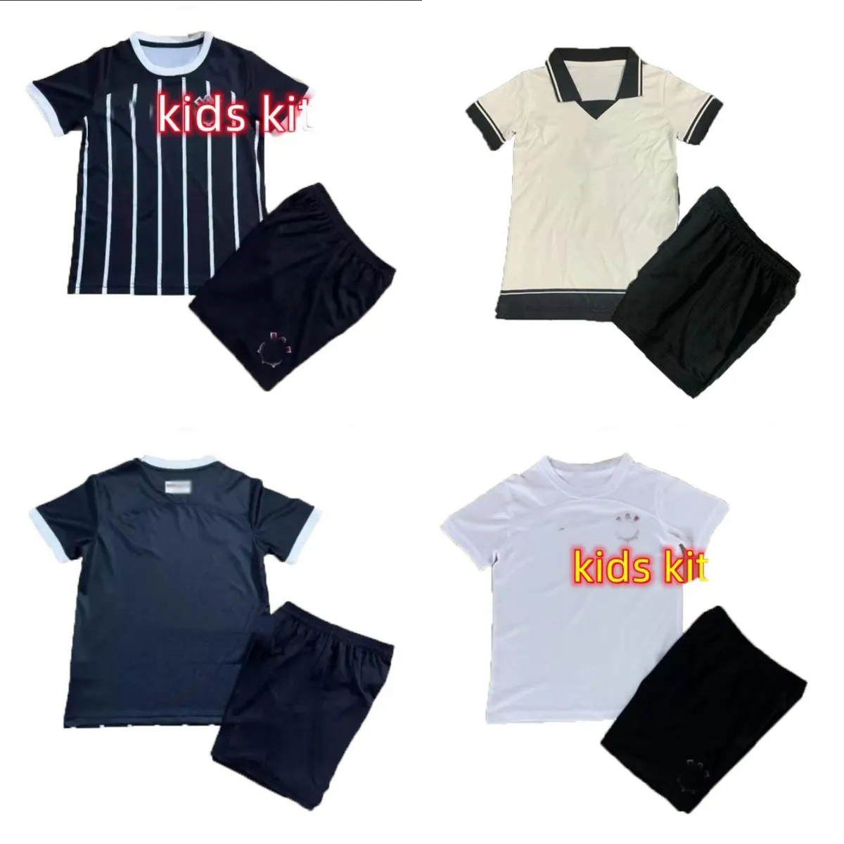 23/24 Corinthian Soccer Jerseys Kids Kits 2023 LUAN FAGNER LUCAS PITON GABRIEL GIL Jersey RAMIRO M.VITAL CANTILLO Men Football Shirts