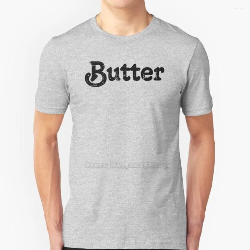 Heren T-shirts Butter Shirt Zomer Mode Casual Katoen Ronde Hals Melk Honing Vrouw Meisje Kind Baby Verjaardag Geboorte Zacht Woord