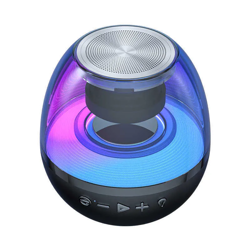 Mini haut-parleurs Bluetooth haut-parleur haute qualité sonore Mini-Portable intelligent coloré Surround verrouillage et charge type de pulvérisation lumières AUX