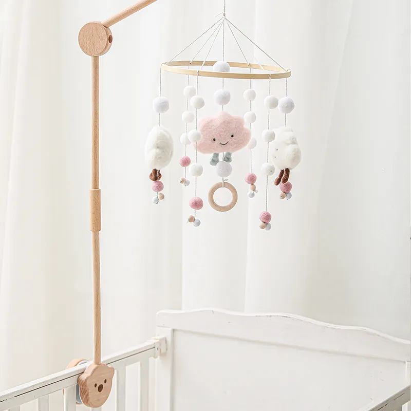 Bracket Set Infant Crib Mobile Bed Bell Bracket Arch Support Protection  Newborn Baby Toys Wooden Mobile Crib Rattle Baby Toys