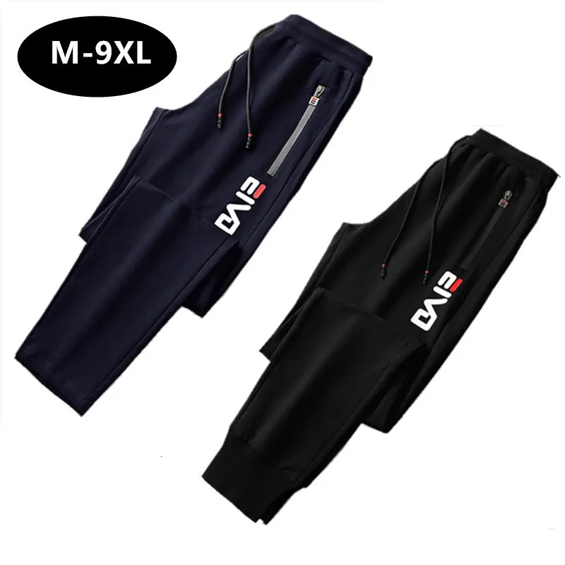 Mens Pants Sport Students Sweatpants Men Jogger Streetwear Black Straight Loose Harem High Waist Plus Size 6XL 8XL 9XL Boys Trousers 230620