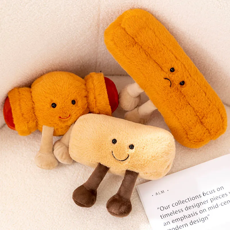 Cute Stuffed Lamb Toy Toy Set Pretzel, Toast, Bread, Food Cute Stuffed Lamb Toy Toy Set Pretzel, Toast, Bread, Food