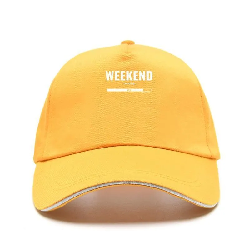 Ball Caps Ball Caps pet hoed Weekend oading Peae Wait en Funny Quote 7 Coor Baseball Cap 230620