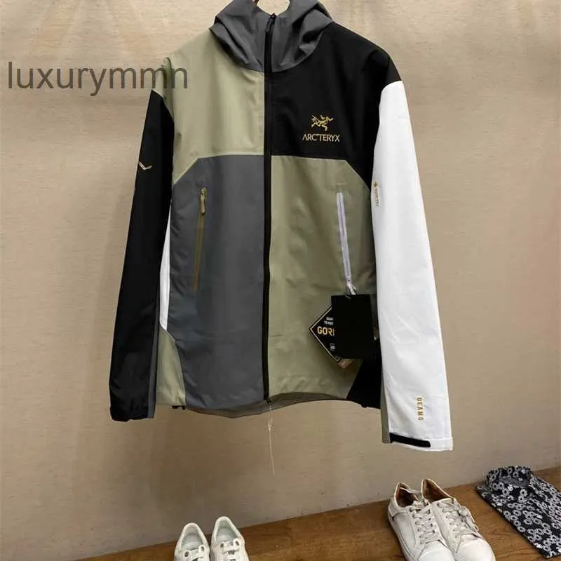 Designer Heren Jassen Jassen ARC'TERYES Hoodies Luxe Jassen Hong Kong Direct Mail Beams Co-brand Beta Jacket Spliced Sprinkler IF7B