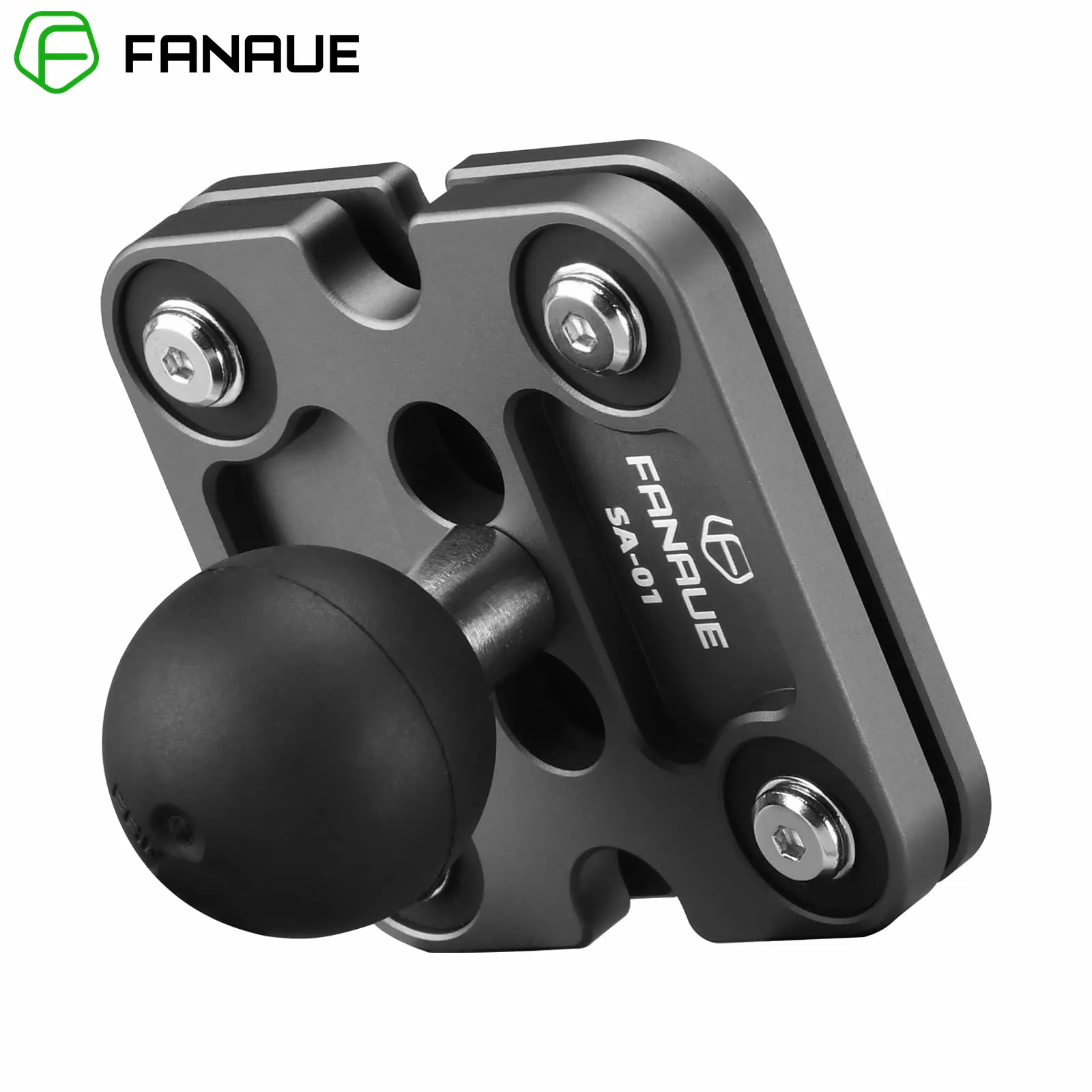 FANAUE Mobile Phone holder cradle anti Shock Absorber support electric Shocking Motorcycle stand mounts Ball car for RAM Mount