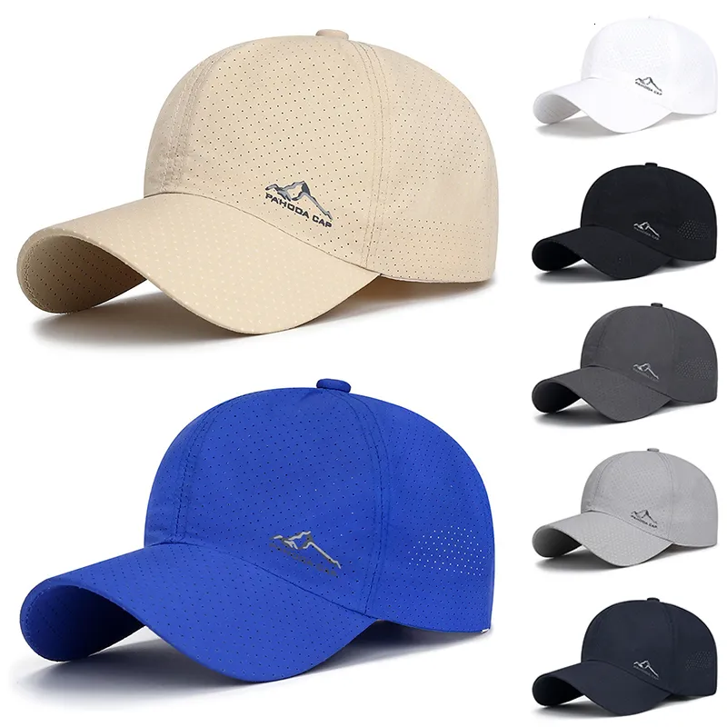 Cappellini da baseball Uomo Donna Estate Sottile Berretto da baseball ad asciugatura rapida Maschio Canada Golf Protezione solare traspirante Cappellino da sole per pesca Cappello da sole Kpop Unisex 230620