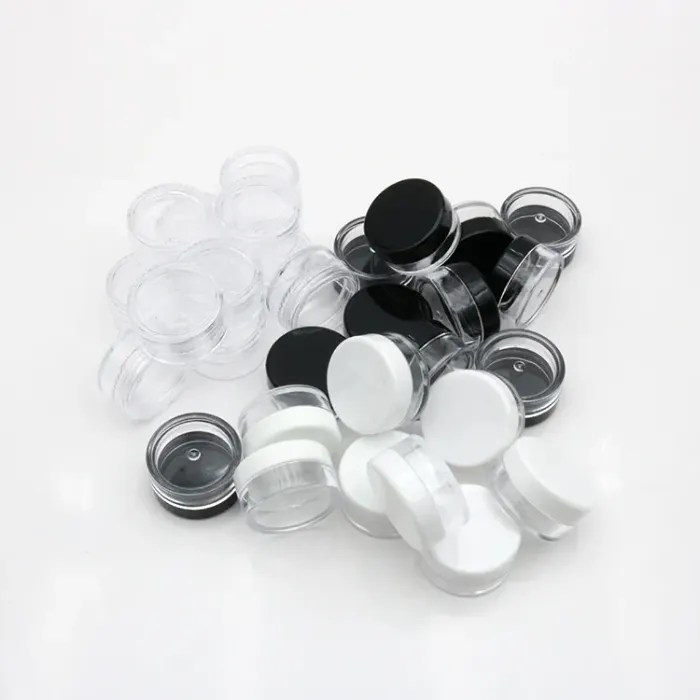 5 Gram Cosmetic Containers Sample Jars with Lids Plastic Makeup Containers Pot Jars