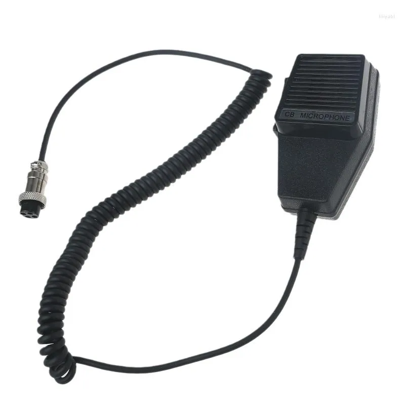 Talkie-walkie Radio Mic 4 broches filaire CB Microphone haut-parleur pour Cobra Superstar Uniden Audioline son de qualité claire