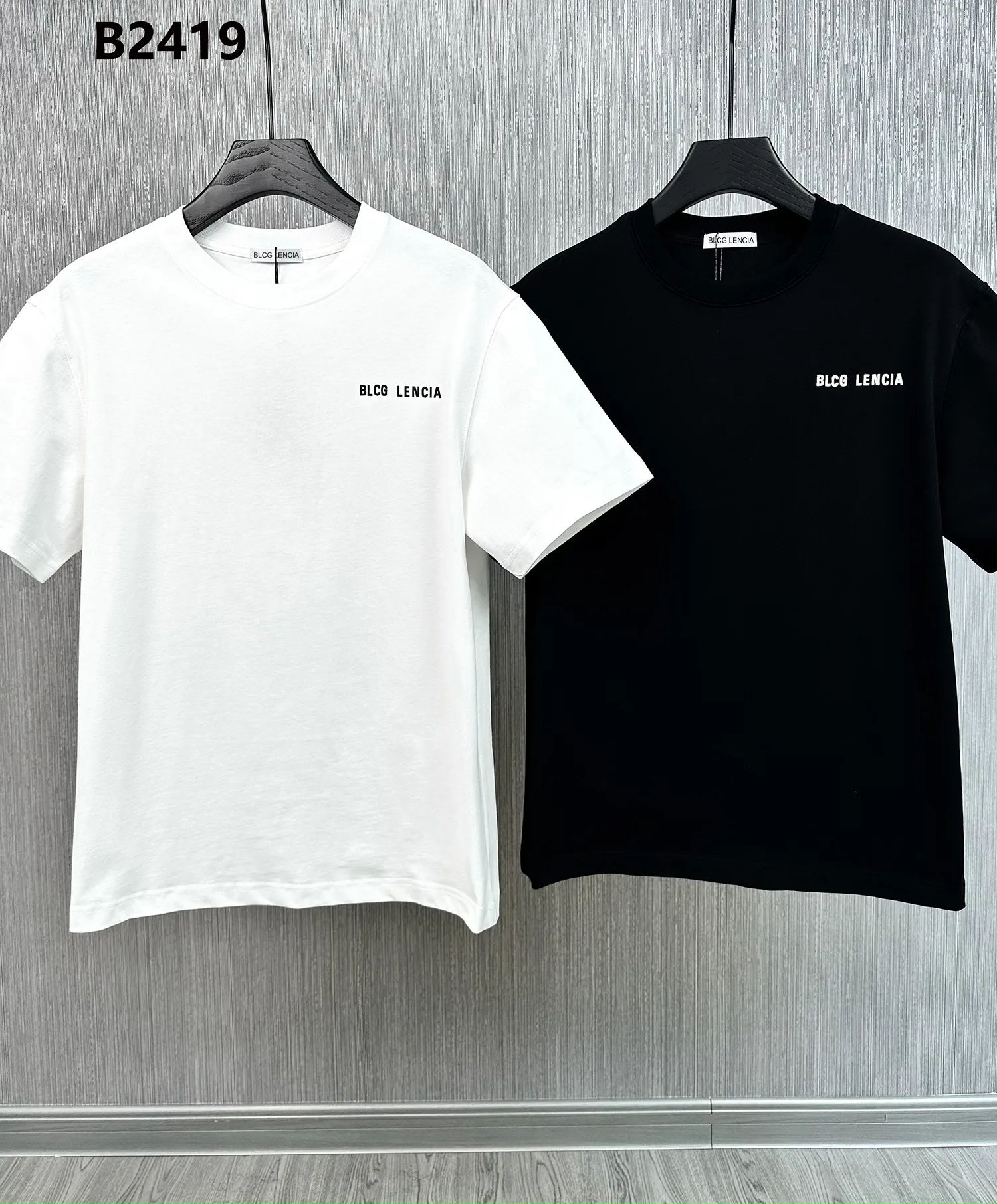 BLCG LENCIA 2023 Summer New 250g 100% Cotton T-shirt Men High Quality Print Color Sleeve Drop Tshirts Oversize Tops 22389