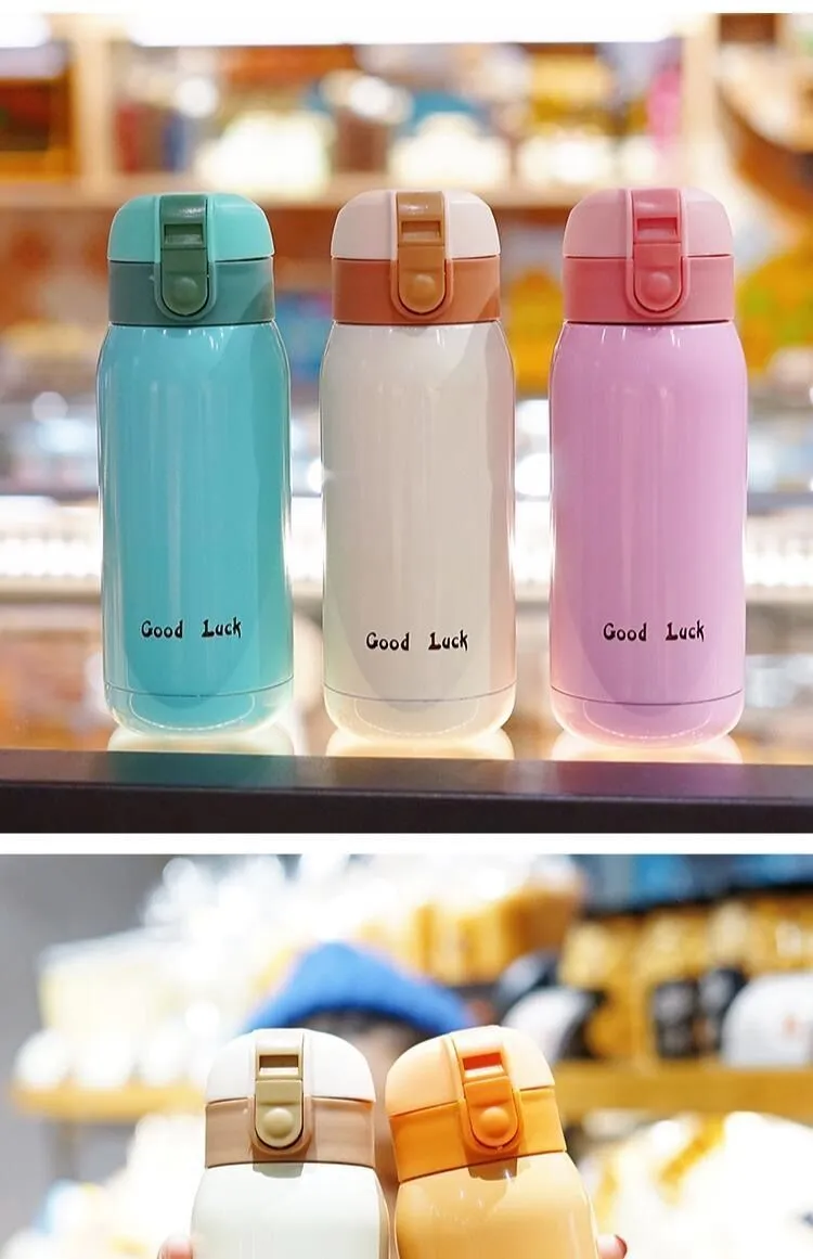 Cute Candy Mini Thermos Cup Kylie Jenner Water Bottle For Kids 200ml/360ml  Stainless Steel Thermal Coffee Mug With Vacuum Flask And Insulated Design  230620 From Dao09, $8.7