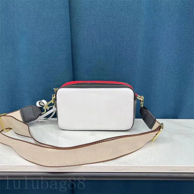 Klasik Kamera Çanta Mektubu Deri Tasarımcı Çantalar Anlık Görüntü Klasik Stil Sac Luxe Kaplamalı Altın Metal Donanım Tuval Lüks Crossbody Bag Modaya Tiktok XB011 E23