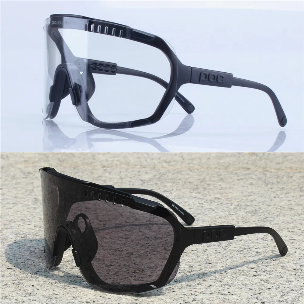 Gafas al aire libre POC Original DEVOURS Pochromic Ciclismo Gafas de sol Hombres mujeres Deporte Bicicleta de montaña Gafas MTB Gafas Decoloración 230620