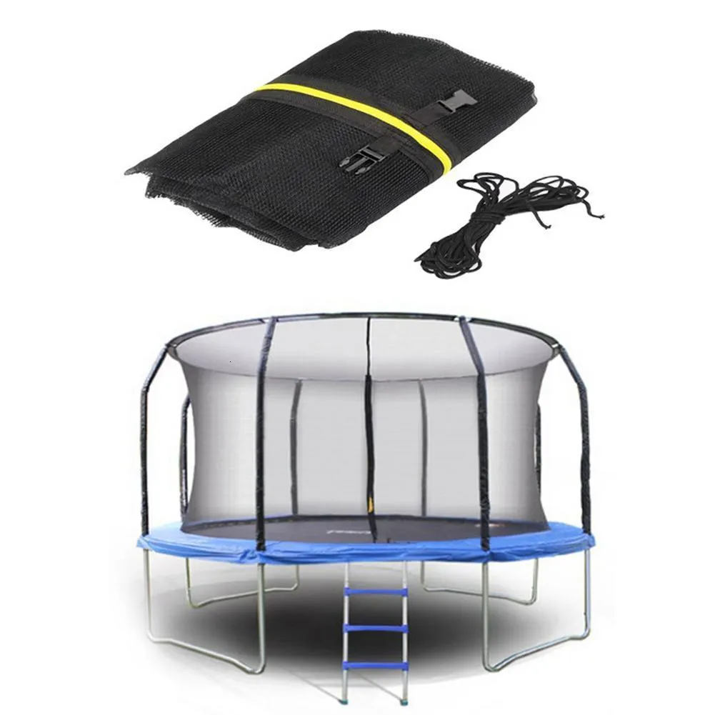 Trampolines Trampoline Veiligheidsnet Vervanging Binnenste Bescherming Hek Trampoline Beschermend Binnennet Voor 10/12/14 Voeten 6/8 Polen Accessoires 230620