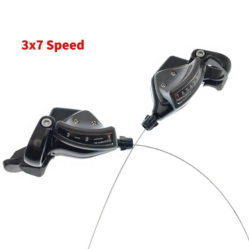 مجموعات الدراجة Microshift Dear Gear Shifter 3 6 7 Speed ​​Trigger Trigger Syfter High Strength Adjustment Docuracy 2.14m متغير أساسي 230621